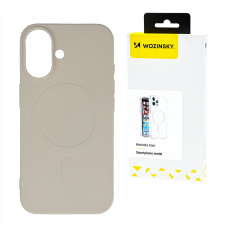 Wozinsky Liquid Silicone MagSafe-kompatibilis tok Samsung Galaxy S25 Ultra - bézs tok és táska