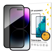 Wozinsky Privacy Glass betekintésvédett edzett üveg iPhone 16 Plus mobiltelefon kellék