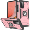 Wozinsky Ring Armor Tok Kitámasztható Tough Rugged Tok Samsung Galaxy A72 4G Pink (9111201935822)