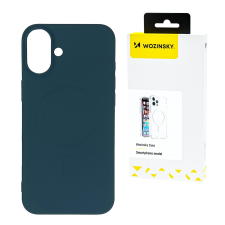 Wozinsky Silicone MagSafe-kompatibilis tok Samsung Galaxy S24 FE - kék tok és táska