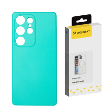 Wozinsky Silicone tok Samsung Galaxy S25 Ultra - türkizkék tok és táska