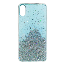 Wozinsky Star csillámos Shining tok Samsung Galaxy A30 kék tok és táska