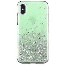 Wozinsky Star csillámos Shining tok Samsung Galaxy M31s zöld tok és táska