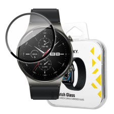 Wozinsky Watch Glass hibrid üveg Huawei Watch GT 2 46 mm fekete okosóra kellék