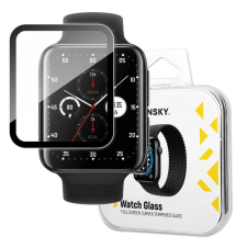 Wozinsky Watch Glass hibrid üveg Oppo Watch 2 42 mm fekete okosóra kellék