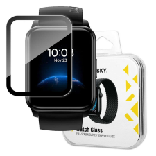 Wozinsky Watch Glass hibrid üveg Realme Watch 2-hez fekete okosóra kellék