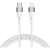 Wozinsky WSTCL2 Type-C-Lightning Kábel PD 30W 2 m-Fehér (5907769308789)