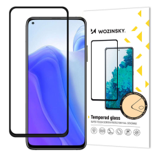 Wozinsky Xiaomi Mi 10T Pro / Mi 10T teljes felületen tapadó üvegfólia Wozinsky - Fekete mobiltelefon kellék