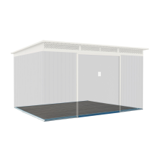  WPC padló a GRAH 1132 kerti tárolóhoz, Ébenfa kerti tárolás