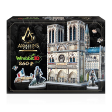 Wrebbit 860 db-os 3D puzzle - Assassin’s Creed Unity - Notre-Dame (02023) puzzle, kirakós