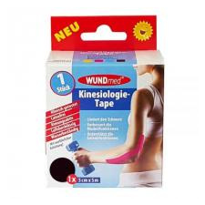  Wundmed Kinesio tape 5cmx5m Fekete gyógyászati segédeszköz
