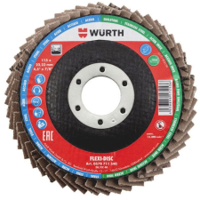 Würth Lamelový brusný kotouč Flexi-disc 115mm, G40 (0578711540060 10) barkácsgép tartozék