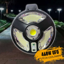  X8022 UFO napelemes led lámpa mozgásérzékelővel, távirányítóval kültéri 460W kültéri világítás