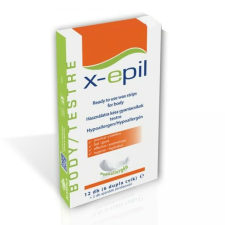 X-EPIL Használatra kész gyantacsíkok testre hypoallergén XE9233 szőrtelenítés