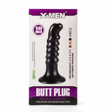 X-Men 10" Extra Girthy Butt Plug Black IV szexjáték