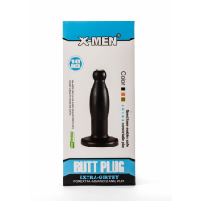  X-Men 9.45&quot; Extra Girthy Butt Plug Black szexjáték