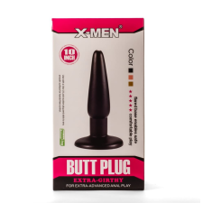 X-Men X-Men 10" Extra Girthy Butt Plug Black I műpénisz, dildó