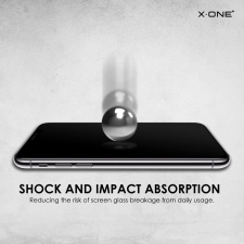 X-One Full Cover Extra Strong Matte 9H edzett üveg iPhone 16 Pro mobiltelefon kellék