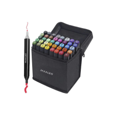 XAM-1060 Kétoldalas filctollak - 40 darab. Kreatív rajzoláshoz, színezéshez, művészethez. filctoll, marker