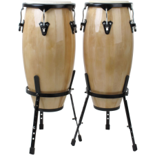 Xdrum konga szett 10" 11" Natúr dob és ütőshangszer