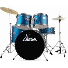 Xdrum Semi 22" Standard Dobfelszerelés Satin Blue Sparkle dob és ütőshangszer