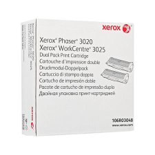  XEROX 106R03048 Lézertoner Phaser 3020NI, WC3025NI nyomtatóhoz, XEROX, fekete, 2*1,5k nyomtatópatron & toner