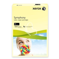 Xerox Másolópapír, színes, A4, 160 g, XEROX &quot;Symphony&quot;, világossárga (pasztell) fénymásolópapír