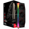 XFX Mercury AMD Radeon RX 9070XT OC Magnetic Air Edition with RGB 16GB GDDR6 HDMI 3xDP, AMD RDNA 4 (RX-97TMARGB9)