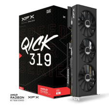 XFX Radeon RX 7700 XT 12GB GDDR6 Speedster QICK 319 Black Edition (RX-77TQICKB9) videókártya