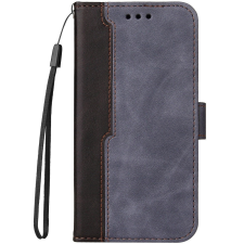 Xiaomi 13, Oldalra nyíló tok, stand, kártyatartóval, kézpánttal, Wooze Colour Wallet, szürke tok és táska