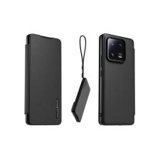 Xiaomi 13 Pro, Oldalra nyíló tok, stand, kártyatartóval, kézpánttal, fekete, gyári tok és táska