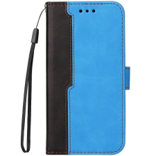  Xiaomi 14T, Oldalra nyíló tok, stand, kártyatartóval, kézpánttal, Wooze Colour Wallet, kék tok és táska