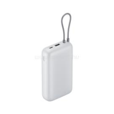 Xiaomi 20000mAh powerbank (intergált kábel, világosszürke) (BHR9738GL) power bank