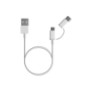 Xiaomi Egy xiaomi mi 2-in-1 usb-a to micro usb/usb type-c kábel 1 m, fehér - sjv4082ty