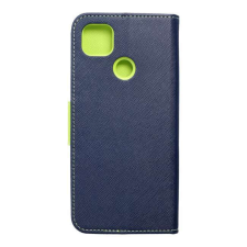 Xiaomi Fancy flipes tok Xiaomi redmi 9C sötétkék / lime telefontok tok és táska