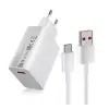 Xiaomi hálózati töltő USB aljzat (33W, PD gyorstöltő + Type-C kábel) FEHÉR (MDY-11-EZ_/_BHR6039EU)