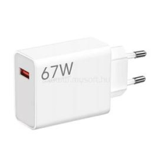 Xiaomi HYPERCHARGE hálózati töltő USB aljzat (67W, gyorstöltő) FEHÉR (MDY-15-ET) mobiltelefon kellék