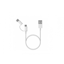 Xiaomi Mi 2 in 1 USB cable microUSB/USB Type-C 1m White kábel és adapter