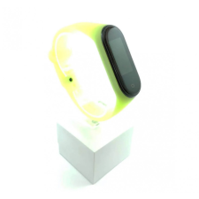  Xiaomi Mi band 3 / 4 szíjak - citromsárga, fluoreszkáló, sárga, szilikon okosóra kellék