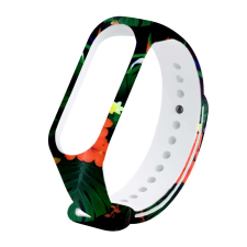 Xiaomi Mi Band 3 és Mi Band 4 okoskarkötő mintás pótszíj - Dzsungel okosóra kellék
