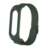  Xiaomi Mi Band 3 / Mi Band 4 / Mi Band 5 / Mi Band 6, textíl pótszíj, állítható, sötétzöld