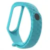 Xiaomi Mi Band 3 Silicone Diamond szíj, Teal