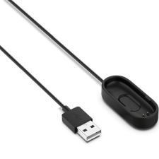 Xiaomi Mi Band 4, töltő + kábel, USB, mágneses, 100 cm, fekete okosóra kellék