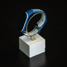  Xiaomi Mi band 5 / 6 szíjak - fehér, kék, lyukacsos, szilikon okosóra kellék