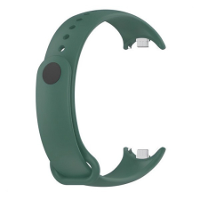  Xiaomi Mi Smart Band 8 / 9, szilikon pótszíj, állítható, sötétzöld okosóra kellék