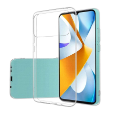 Xiaomi Poco C40 szilikon tok, hátlaptok, telefon tok, vékony, átlátszó, 0.5mm tok és táska