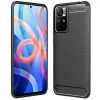  Xiaomi Poco M4 Pro 5G Telefontok - Carbon Fiber fekete szilikon tok