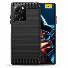  Xiaomi Poco X5 Pro 5G Telefontok - Carbon Fiber fekete szilikon tok tok és táska