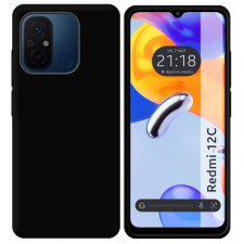  Xiaomi Redmi 12C szilikon tok, hátlaptok, telefon tok, matt, fekete tok és táska