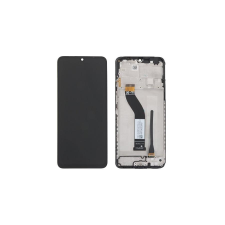 Xiaomi Redmi 14C/Poco C75, LCD kijelző érintőplexivel és előlapkerettel, fekete (GYÁRI) mobiltelefon, tablet alkatrész